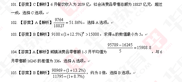 2014年黑龍江公務(wù)員考試行測之資料分析真題解析