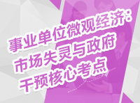 事業(yè)單位微觀經(jīng)濟(jì)：市場失靈與政府干預(yù)核心考點(diǎn)